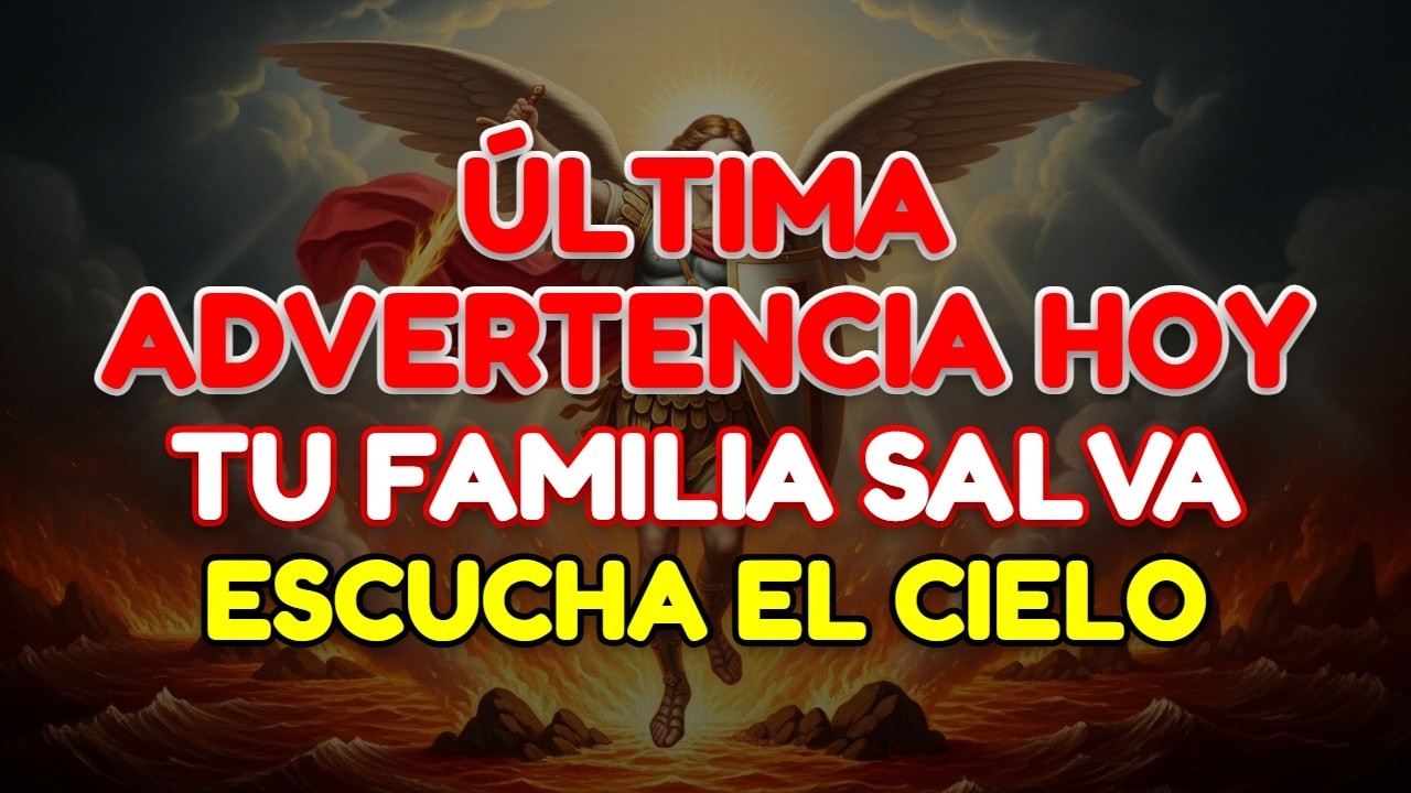 ✨ MENSAJE PROFÉTICO DE DIOS Y EL ARCÁNGEL MIGUEL: EL DESASTRE QUE DEBES EVITAR HOY MISMO