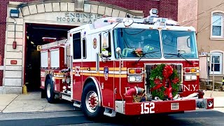 ⭐️ FIRST VIDEO ⭐️ BRAND NEW FDNY Engine 152 Responding 2nd Due