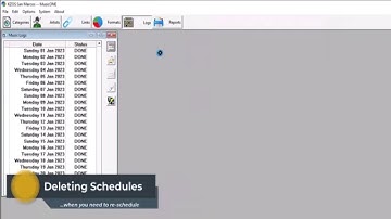 Deleting Logs for Re-Scheduling