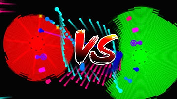 Core Destruction Green vs Red - Algodoo Marble Race