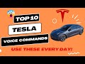 Top 10 Tesla Voice Commands You Must Try TODAY! Unlock the Future #tesla
