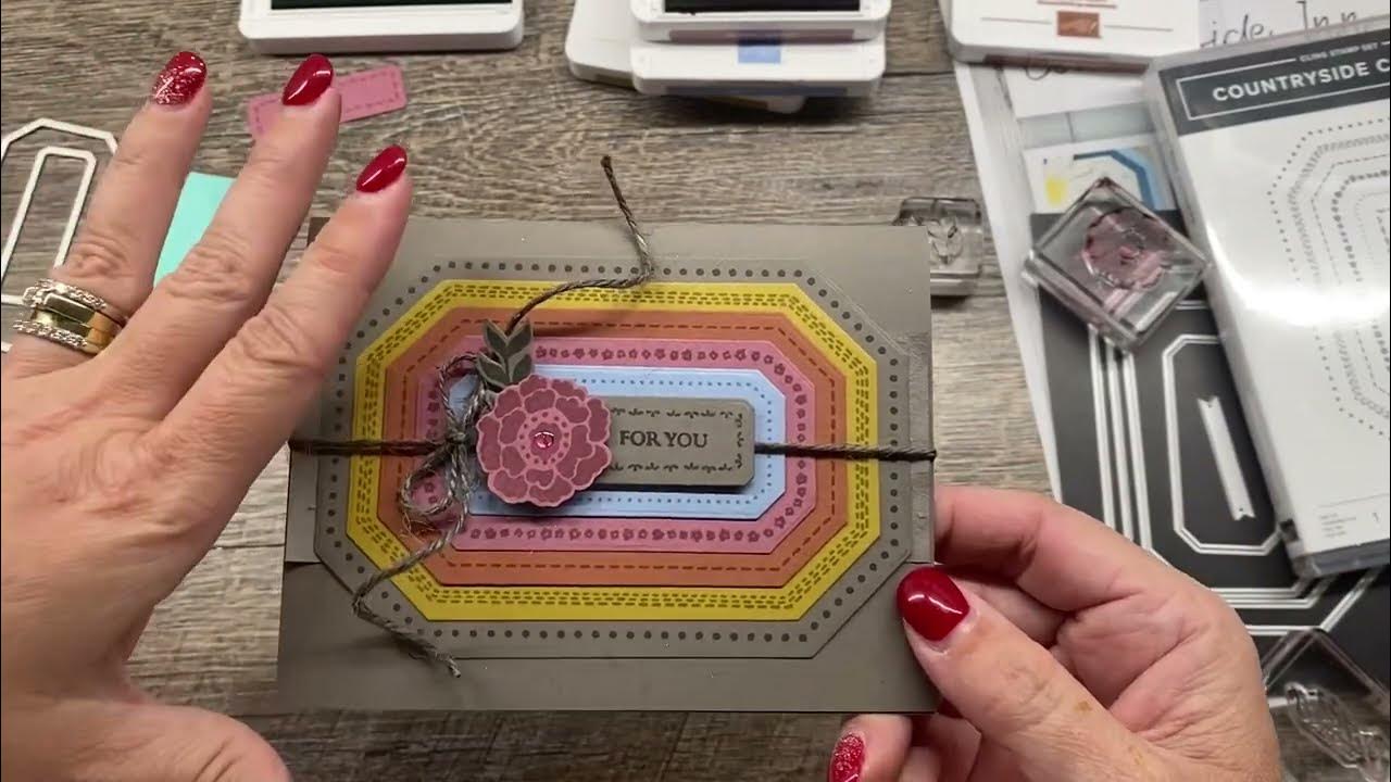 How to make a card with Stampin Up