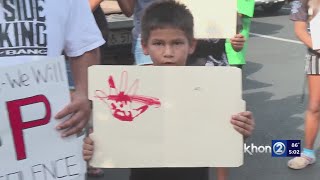 West Oahu residents rally for safety following string of gun violence