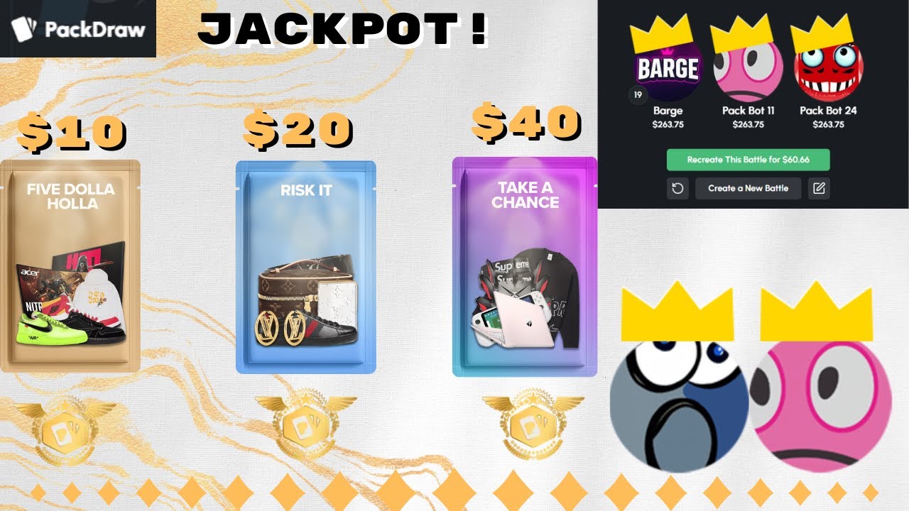 LAST CASE CLUTCH! Packdraw Video