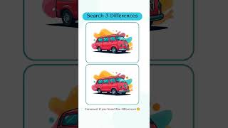 Only 1% People Can Find The 3 Differences? | Sharp Eyes 🚍 #153 #New #shorts #kids #puzzles #ytshorts