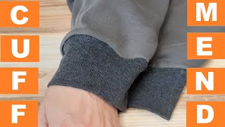 How to Refresh Frayed Cuffs on Hoodie or Sweatshirt