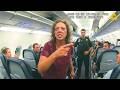 Drunk Karen Refuses to Get Off the Plane… INSTANTLY Regrets It When Cops Storm On Board