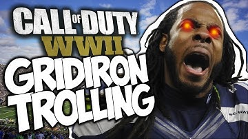 CALL OF DUTY WWII GRIDIRON TROLLING!! EPIC FREAK OUTS!