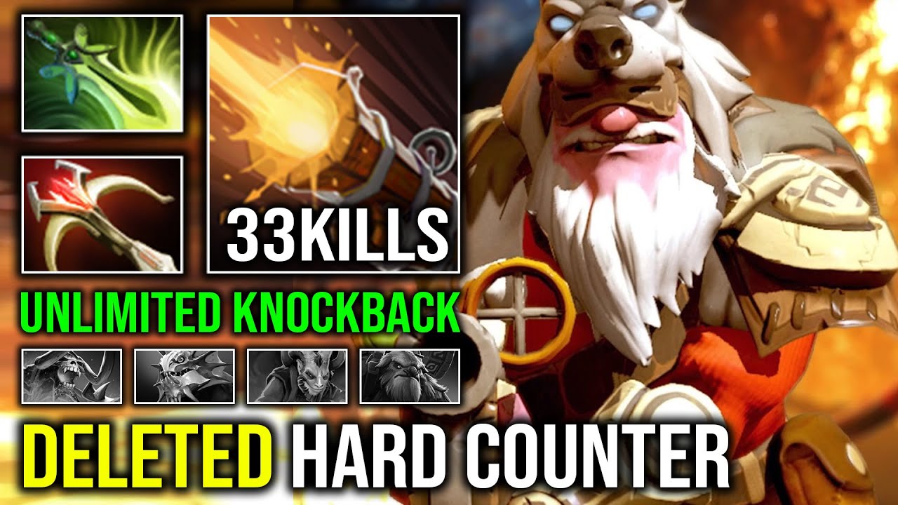 EVEN Hard Counter Can't Stop Sniper 100% Free Hit Unlimited Mana Burn Max Attack Speed Dota 2