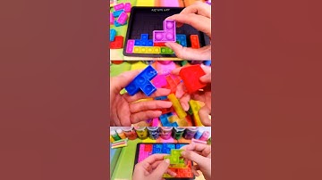 Unboxing Pop It Tetris Game / Toys review / ASMR Shorts
