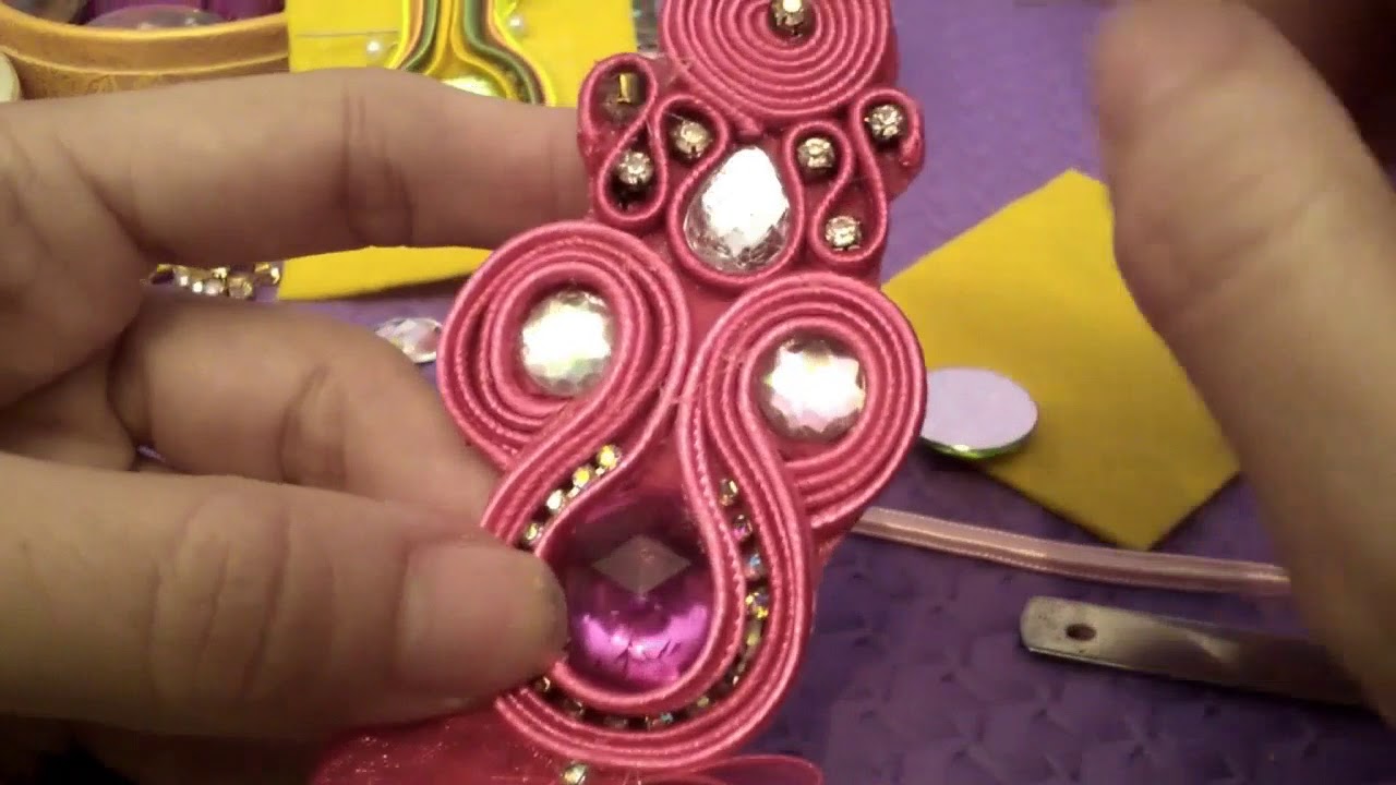 Zarcillos estilo soutache