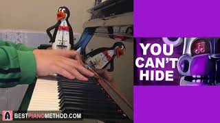FNAF SISTER LOCATION SONG - "You Can't Hide" by CK9C (Piano Cover by Amosdoll)
