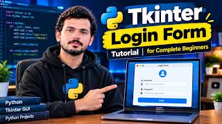 Tkinter Login form tutorial for complete beginnners || Python Tkinter (Step-by-Step) 2026