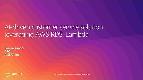 How Aisera Built an AI-Driven Customer Service Platform Leveraging AWS EC2, RDS, Lambda