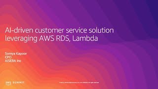 How Aisera Built an AI-Driven Customer Service Platform Leveraging AWS EC2, RDS, Lambda