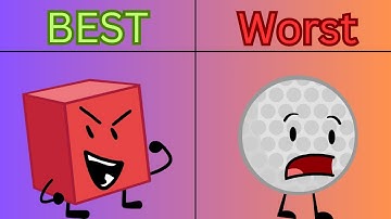 I Ranked EVERY SINGLE BFDI Character!