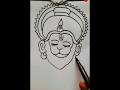 Quick simple and easy drawing of hanuman #shere #drawing #viralshorts #shortvideo #shorts