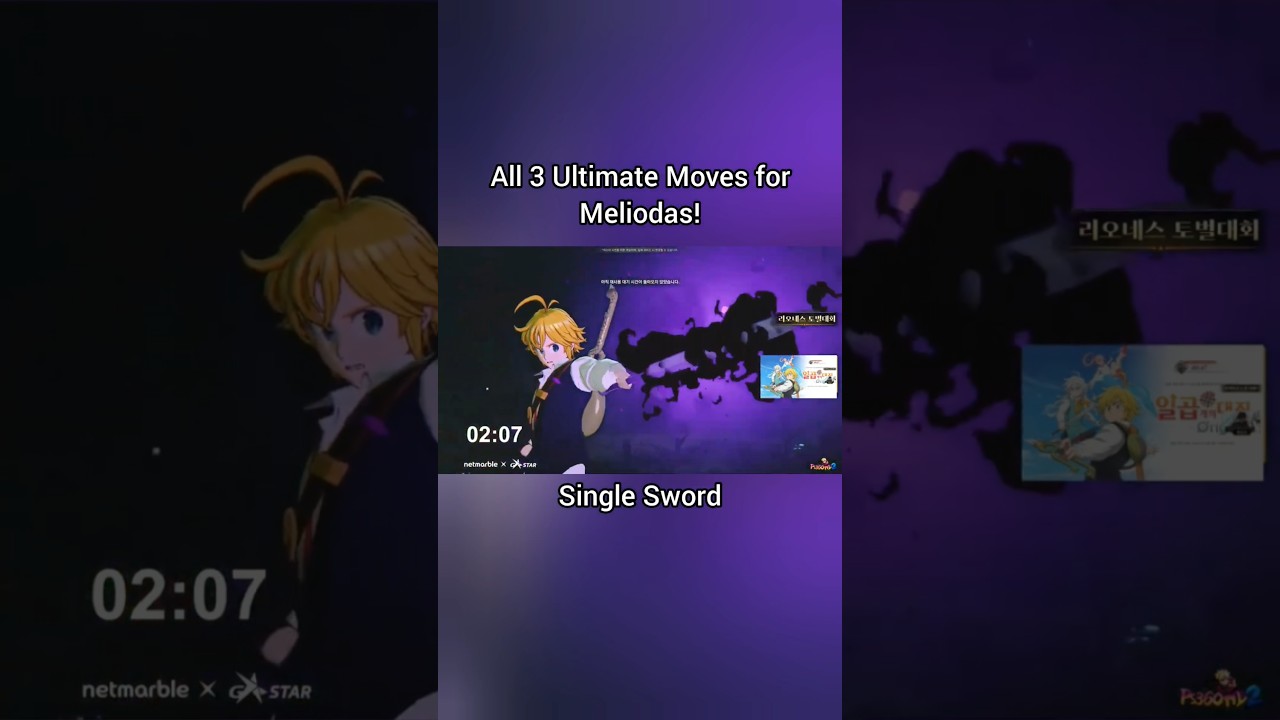 All 3 Ultimate Moves for Meliodas in The Seven Deadly Sins: Origin! Single Sword, Axe, Dual Swords!