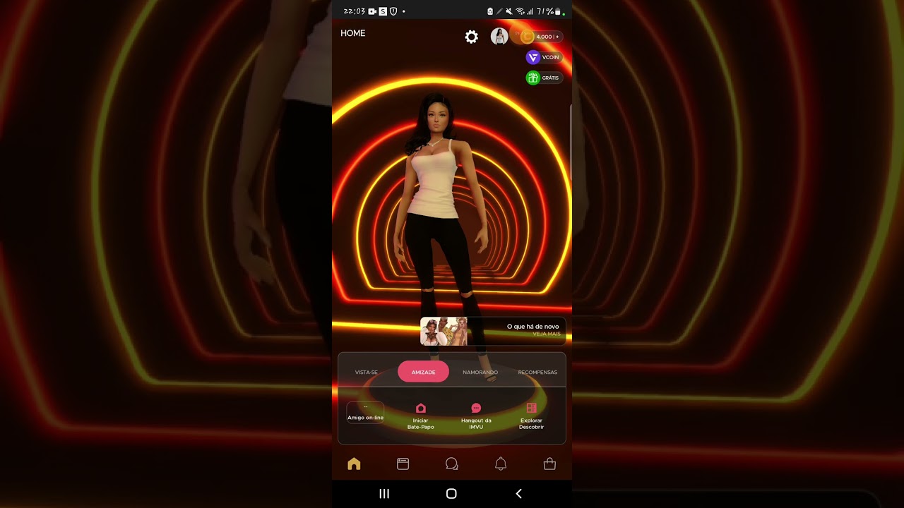 imvu conta grátis troca