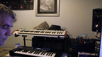 Live  another Journey into M31. Analog Four Keys, Behringer Model D and Omnisphere 2.