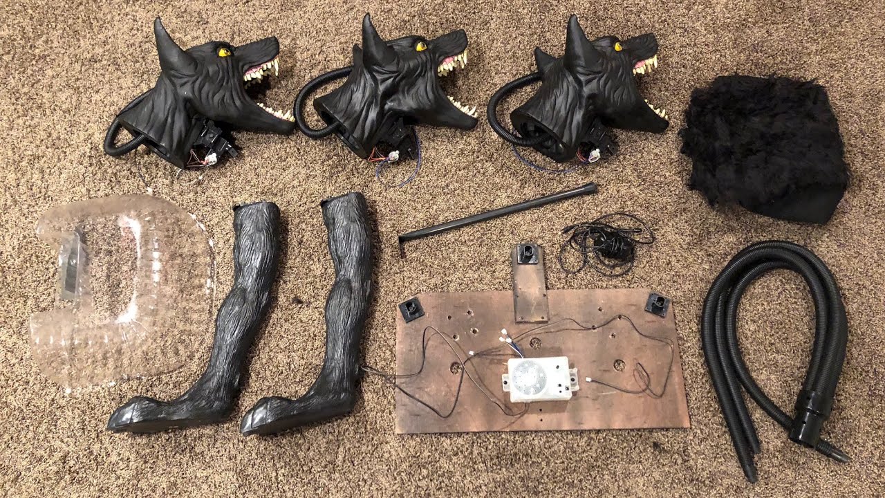 Instructional setup of Cerberus (the 3 headed dog)