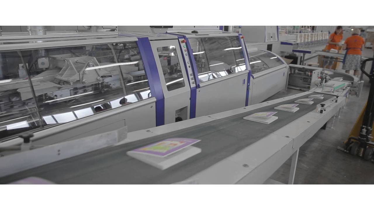 Kolbus mīkstā sējuma izgatavošanas līnija