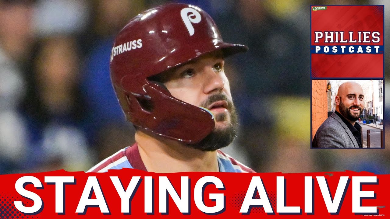 PHILLIES POSTCAST: Philadelphia Phillies STAY ALIVE in NLDS, beat Los Angeles 8-2 in Game 3