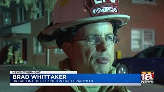 Lexington Apt Fire - Sunday, Nov. 25, 2018 - 7 a.m.