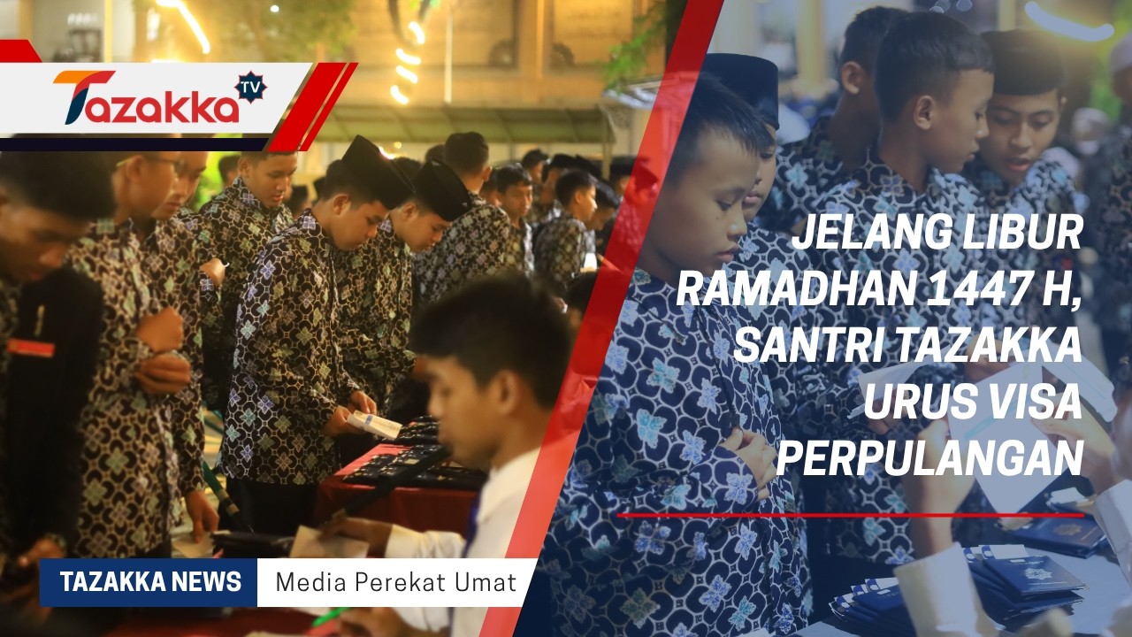 Jelang Libur Ramadhan 1447 H, Santri Tazakka Urus Visa Perpulangan