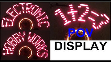 MAKE A POV DISPLAY || How to Make a Led Propeller at Home  #Arduino Projects