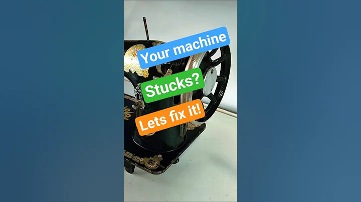 sewing machine stucks? lets fix it! #sewing #sewingmachine #sewingtutorial #sewingtips #diy #shorts