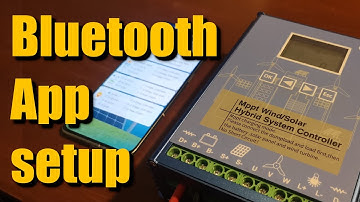 Bluetooth App for MPPT Wind Solar Hybrid controller