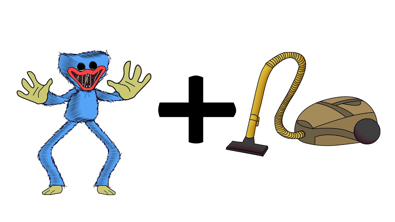 HUGGY WUGGY + VACUUM CLEANER = ? (Poppy Playtime Animation) YouTube