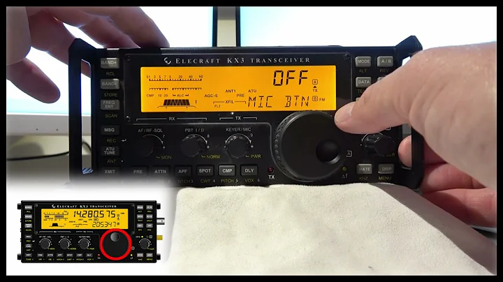 PTT Button will not work on Elecraft KX3