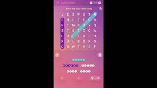 Word Search Pro Daily September 28 2019 | Word Search  here are your derctions screenshot 5