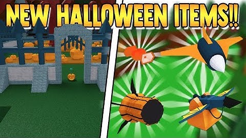 *NEW* HALLOWEEN ITEMS! Build a Boat for Treasure ROBLOX