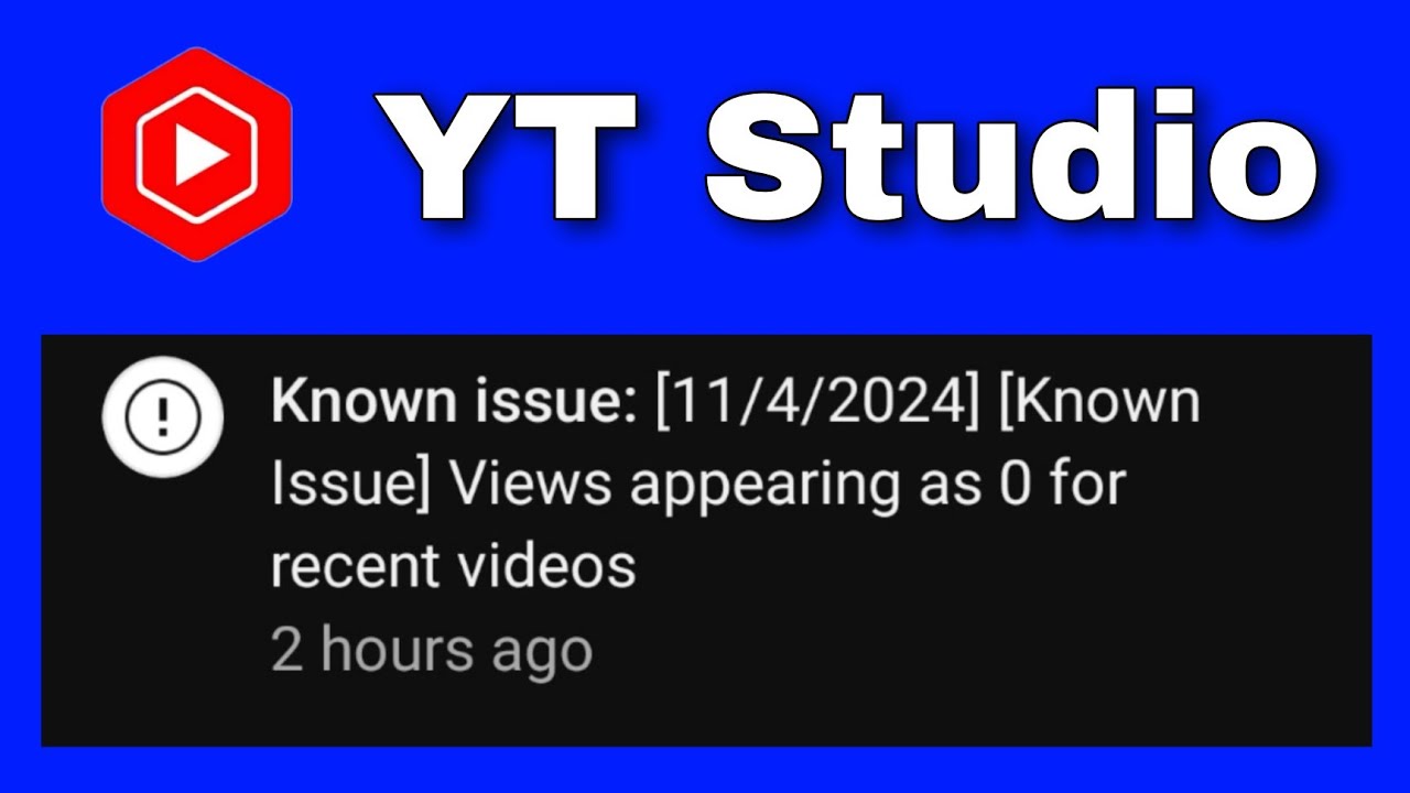 Known issue : [11/4/2024 ] [ Known Issue] Views appearing as 0 for ...
