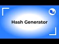 Hash Generator: Secure Your Apps 🔐