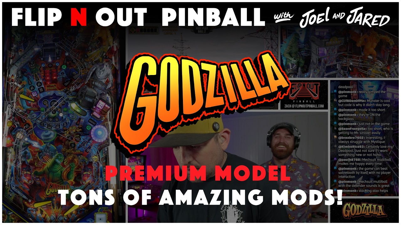 đź”´LIVE - Our FINAL Godzilla Premium Pinball Machine by Stern Pinball!