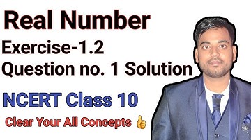 Exercise 1.2 Q1 Solution l Real Numbers l Class 10th NCERT l @P2Education