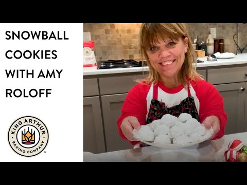 Snowball cookies, from the video
