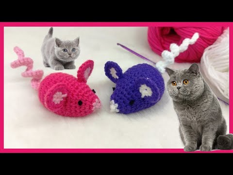 Very Easy🔔Luna nın tığ işi  oyuncakları❗ Amigurumi Tığişi Örgü Fare Yapımı|Crochet Mouse Tutorial