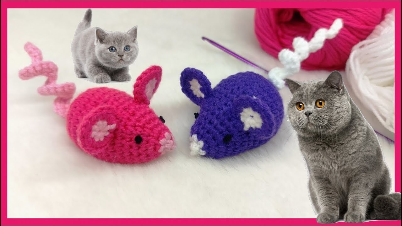 Very Easy🔔Luna nın tığ işi  oyuncakları❗ Amigurumi Tığişi Örgü Fare Yapımı|Crochet Mouse Tutorial