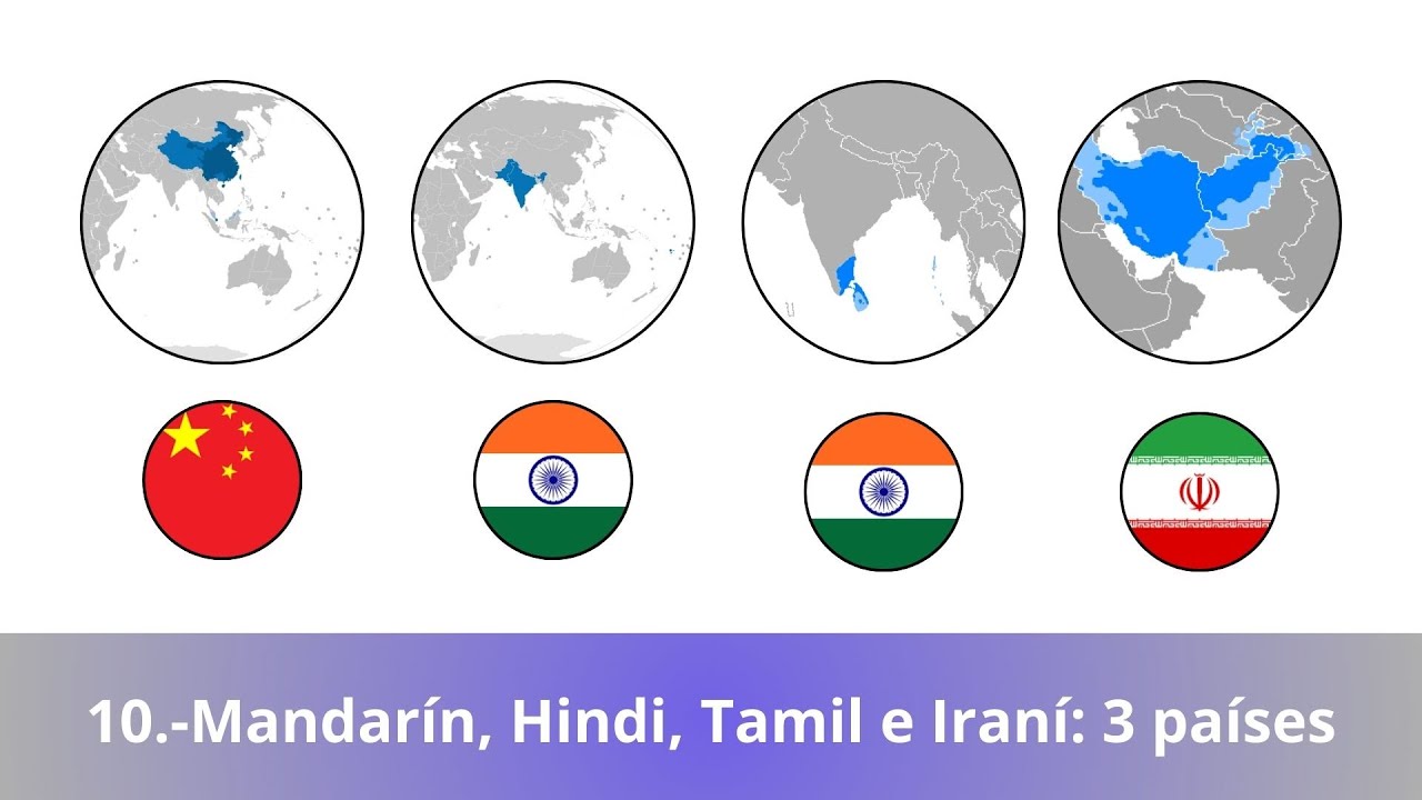 ¿Qué idioma se habla en más países? - YouTube