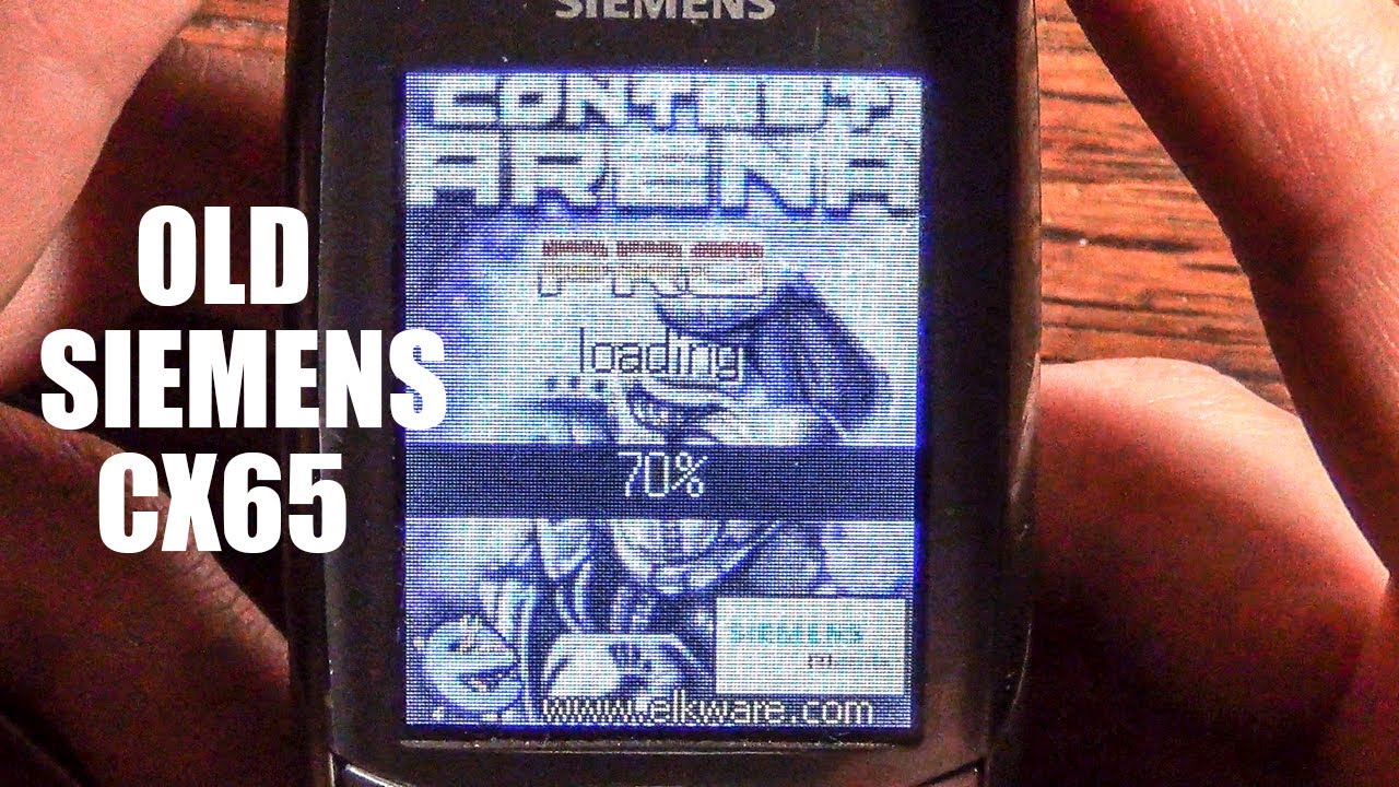 SIEMENS PHONE CX65 - CONTEST ARENA PRO - GAME - YouTube