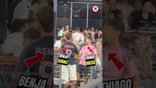 Leo Messi And Luis Suárezs Kids Were Spotted Having Fun With A Ball During The Match