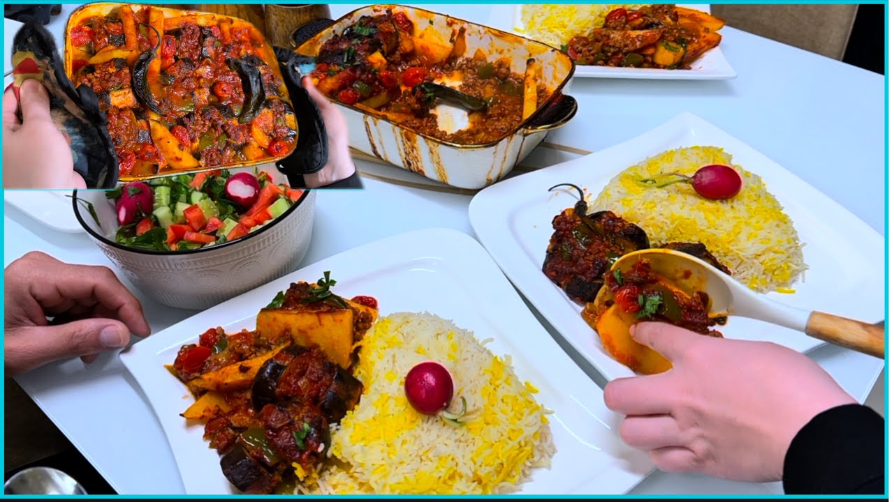 ‏الكل يعرف انه تبسي باذنجان إذا مو مقلي ما يطلع طيب اليوم تعالوا نسوي صحي بدون قلي بدون زيوت