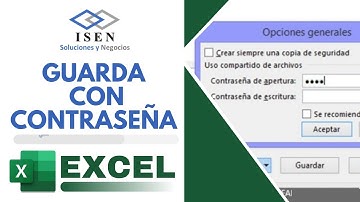 PROTEGE con CONTRASEÑA tus archivos de EXCEL | PRIVACIDAD de tus DATOS