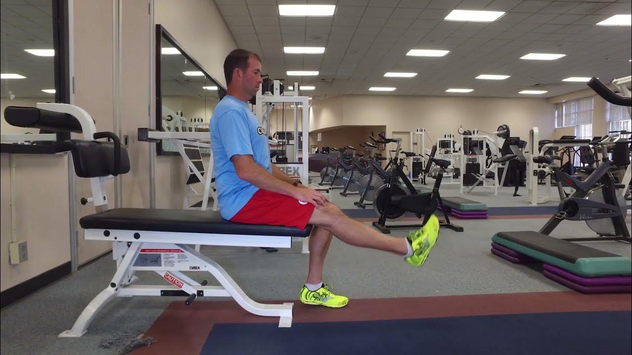 Leg Extension Without Machine Exercise to Correct Bent Knee Race