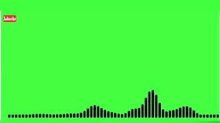 GREEN SCREEN MUSIC EQUALIZER | LINE SPECTRUM | Green Spectrum | AAA
